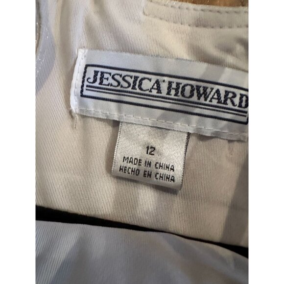 Jessica Howard Black & Ivory Cocktail Dress – Size 12 - Picture 3 of 10